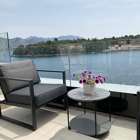 High View-A Seaside Villa With Huge Jacuzzi Račišće Kültér fotó